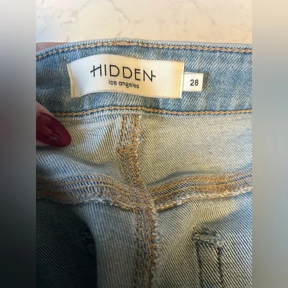 Like New Buckle Hidden Jeans Happi High Rise Flare Jean - Picture 9 of 14